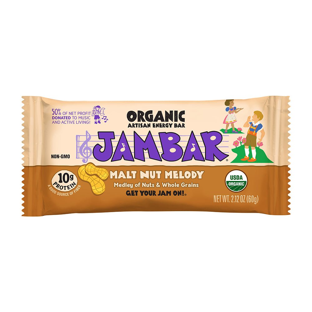 JamBar Artisan Energy Bar - Malt Nut Melody - Fuel Goods