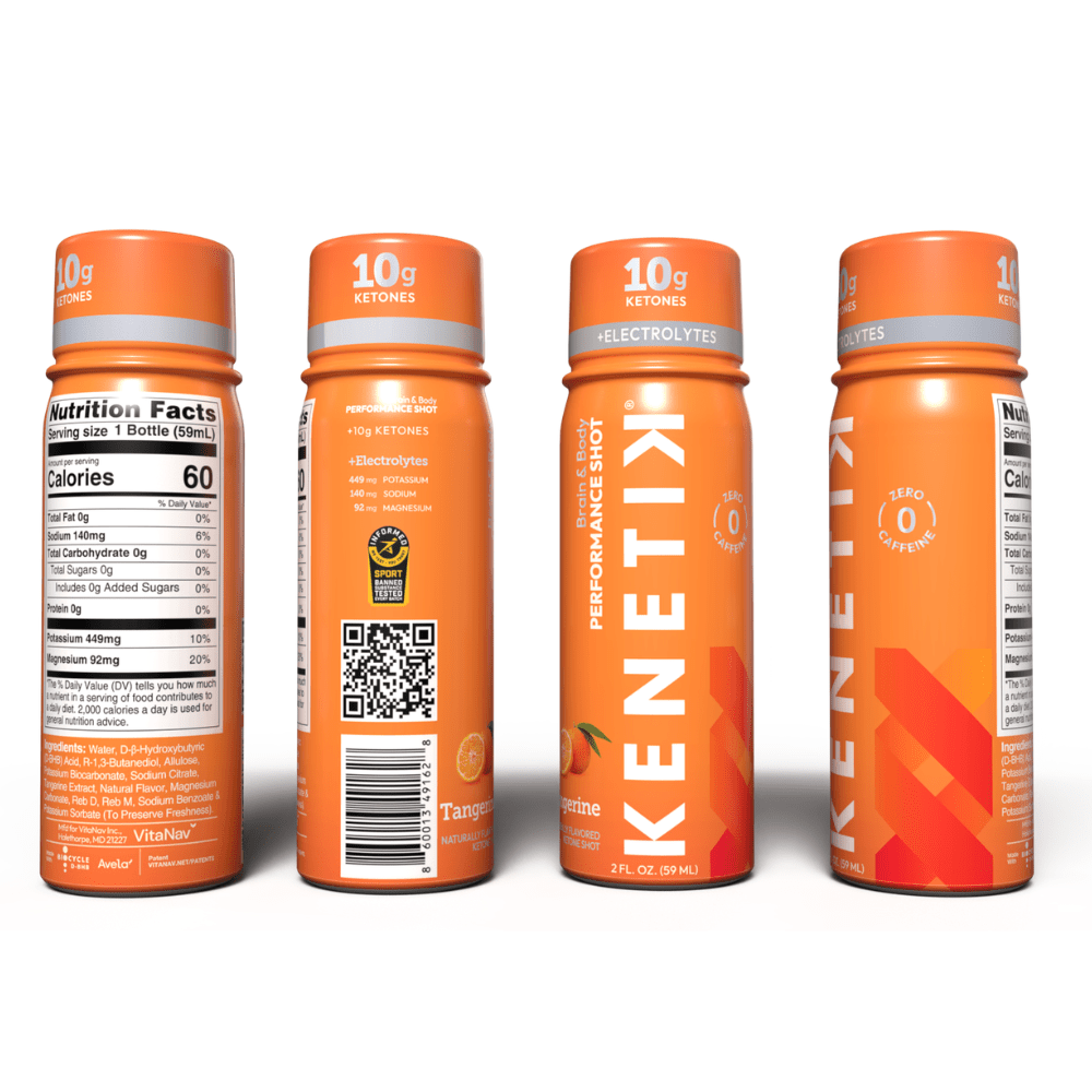 Kenetik 2oz Performance Shot - Tangerine - Fuel Goods