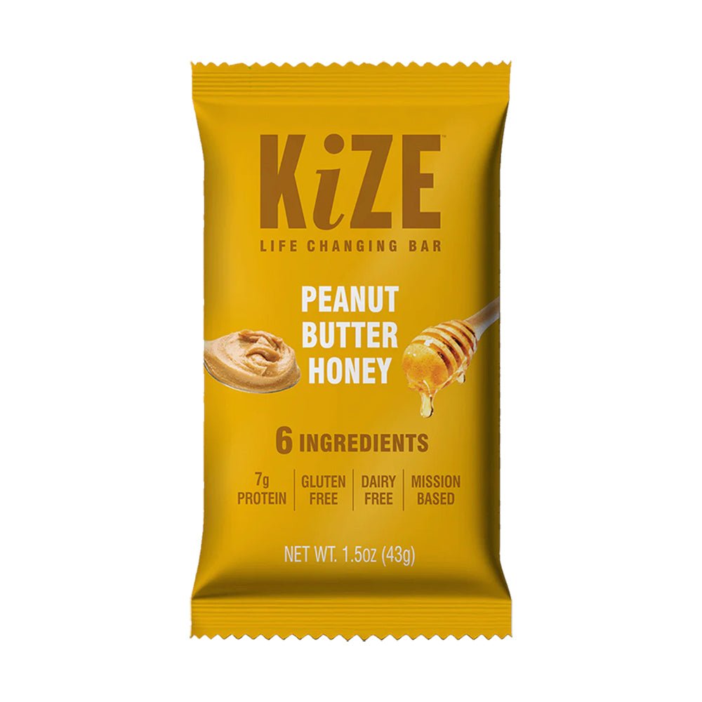 KiZE Bar - Peanut Butter Honey - Fuel Goods