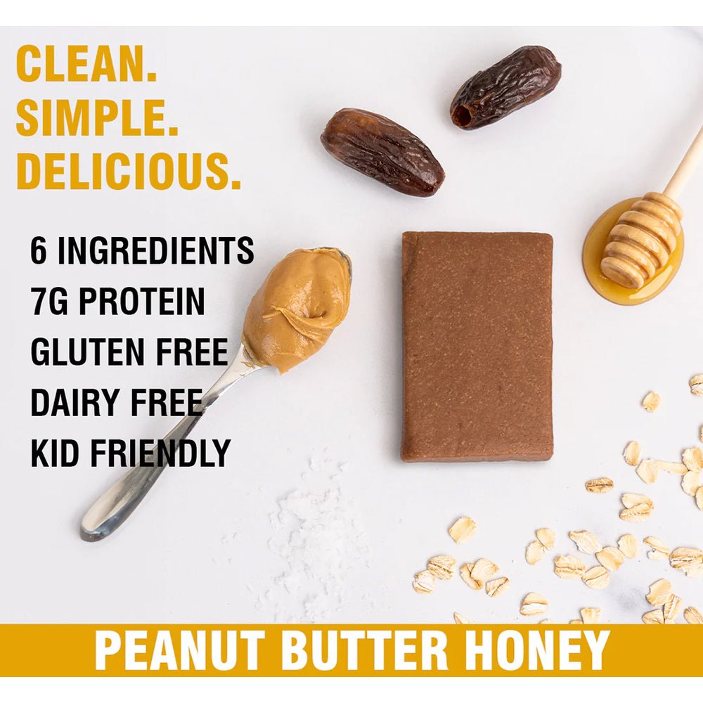 KiZE Bar - Peanut Butter Honey - Fuel Goods