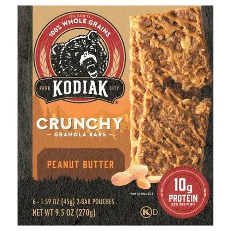 Kodiak Cakes Crunchy Granola Bar - Peanut Butter - Fuel Goods