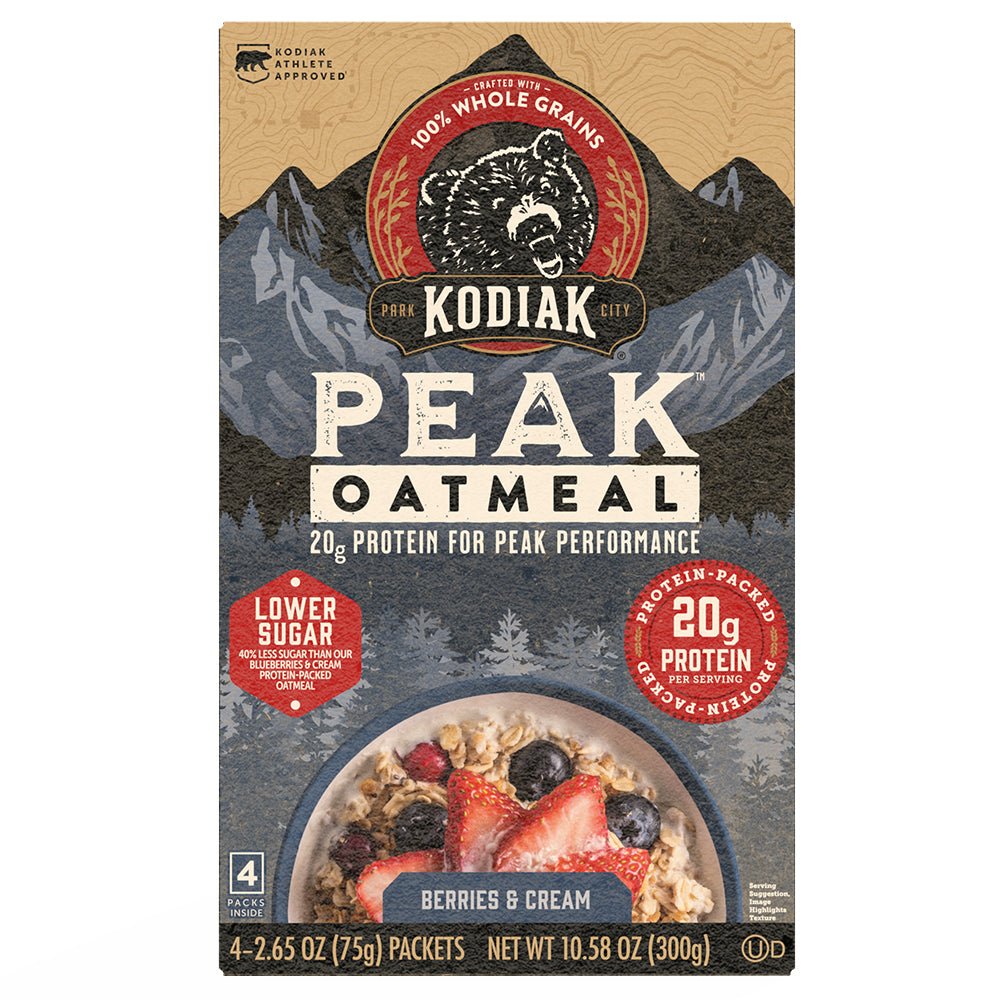 Kodiak Cakes Peak Oatmeal - Berries and Cream - Fuel Goods