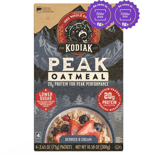 Kodiak Cakes Peak Oatmeal - Berries and Cream - Fuel Goods