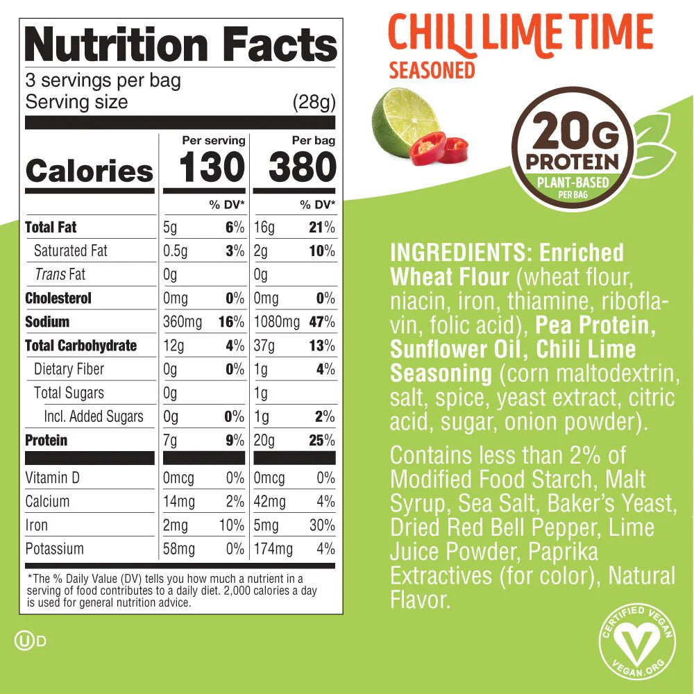 Lenny & Larry's Fitzels - Chili Lime - Fuel Goods