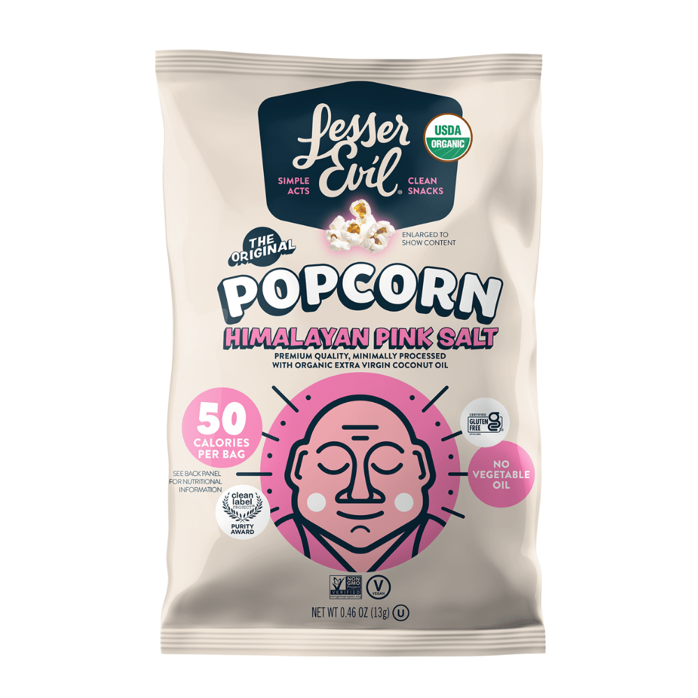 LesserEvil - Himalayan Pink Salt Popcorn - Fuel Goods