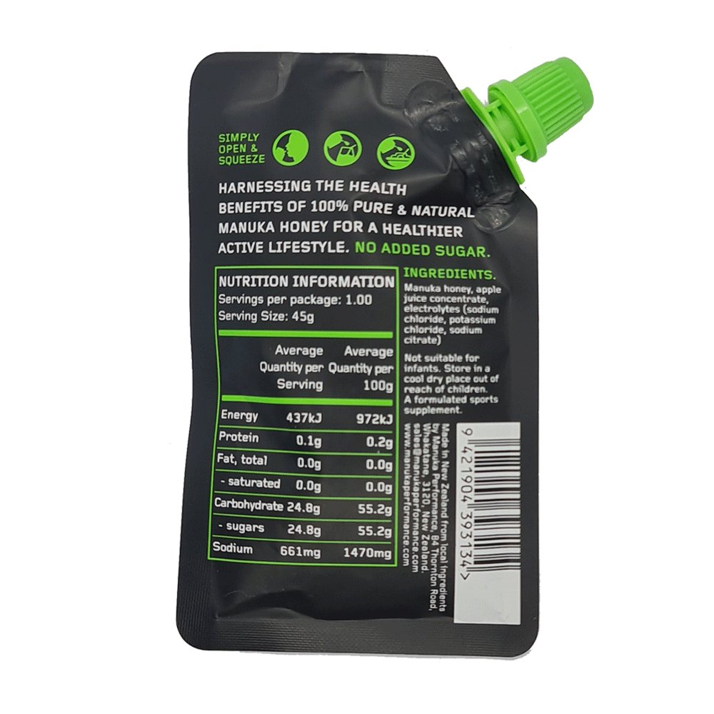 Manuka Performance Liquid Fuel Gel - Green Apple - Fuel Goods