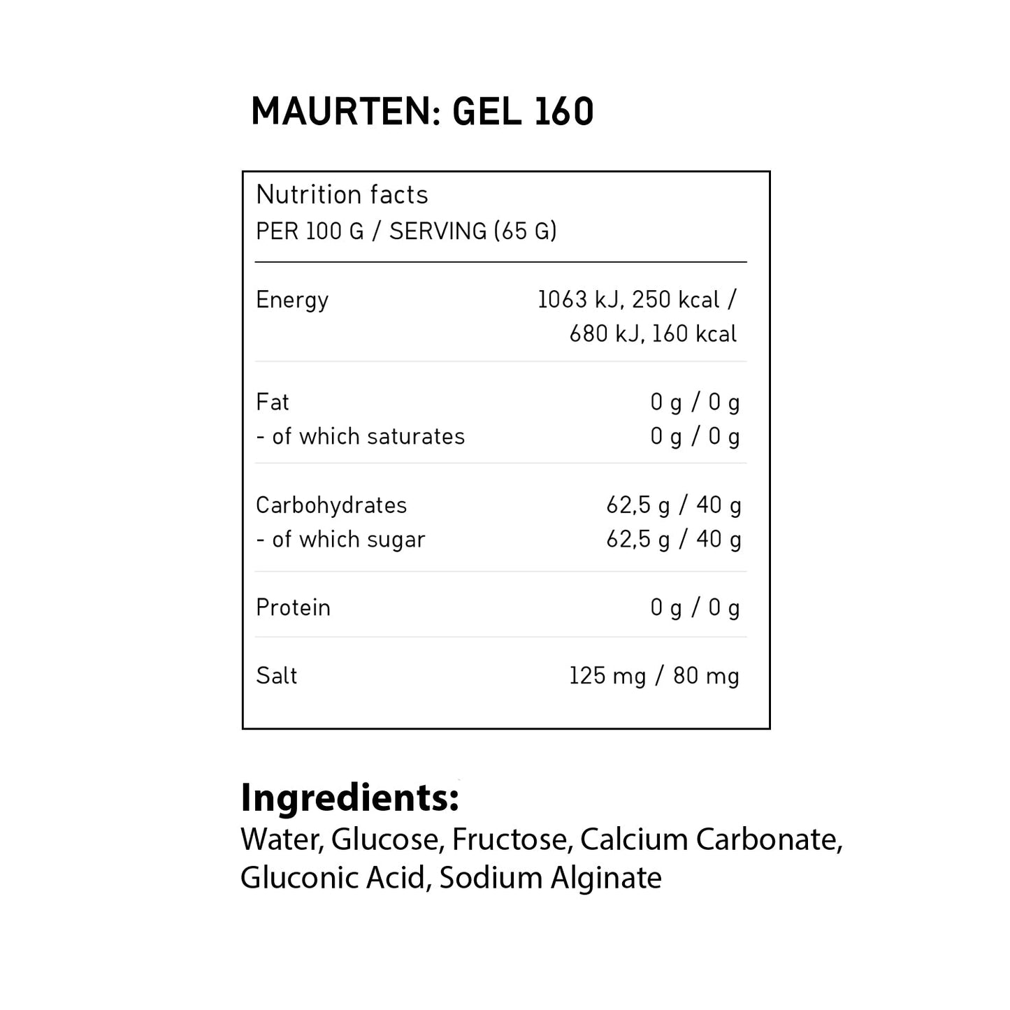 Maurten GEL 160 - Fuel Goods