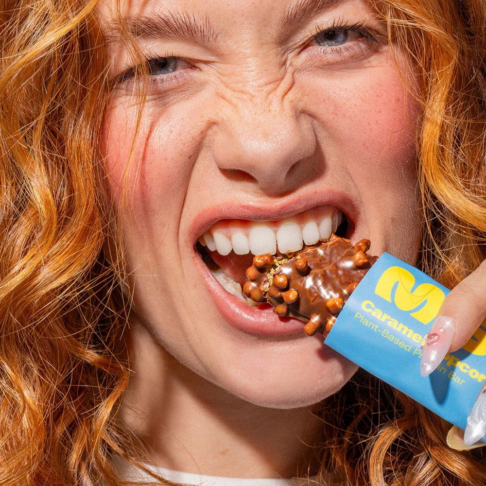 Misfits Plant Based Protein Bar - Caramel Popcorn - Fuel Goods