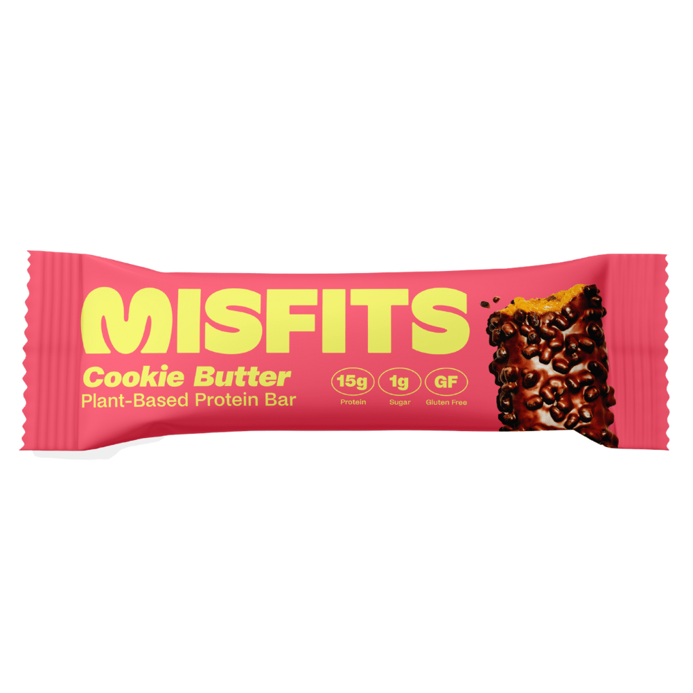 Misfits Plant Based Protein Bar - Cookie Butter - Fuel Goods