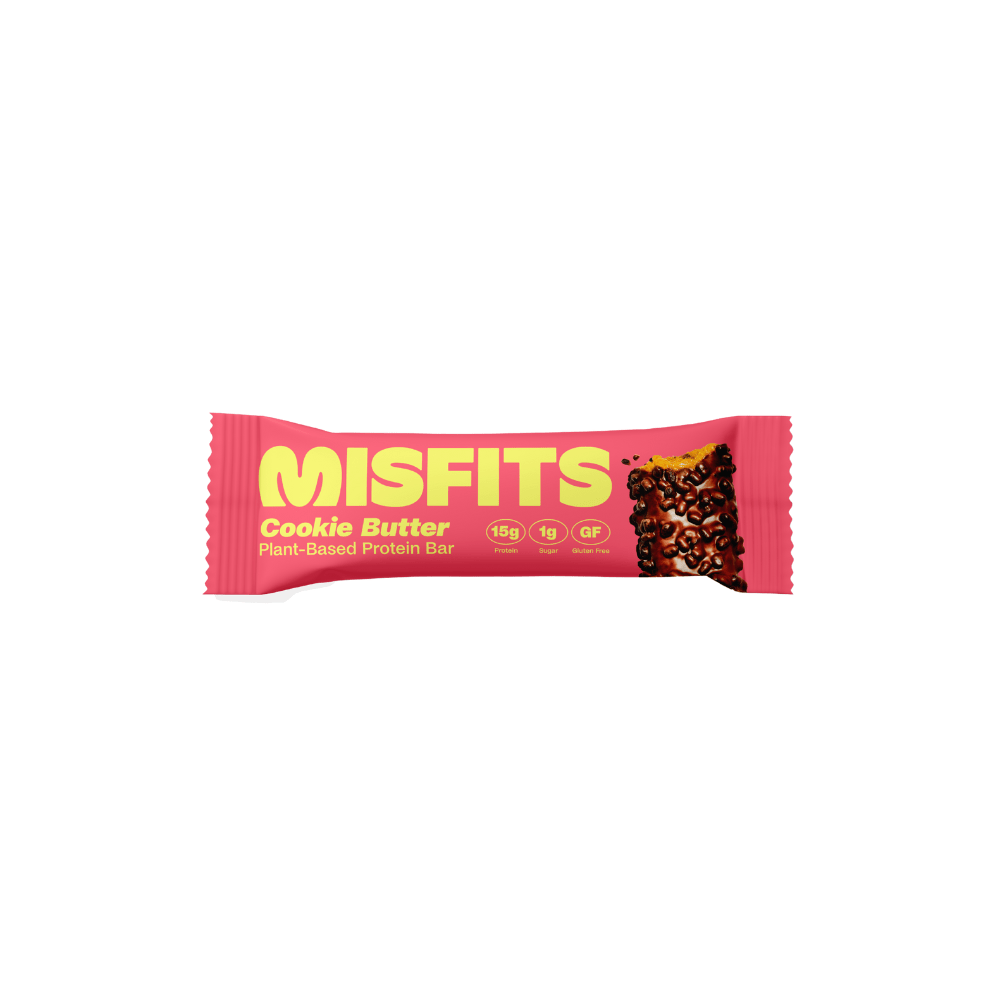 Misfits Plant Based Protein Bar - Cookie Butter - Fuel Goods