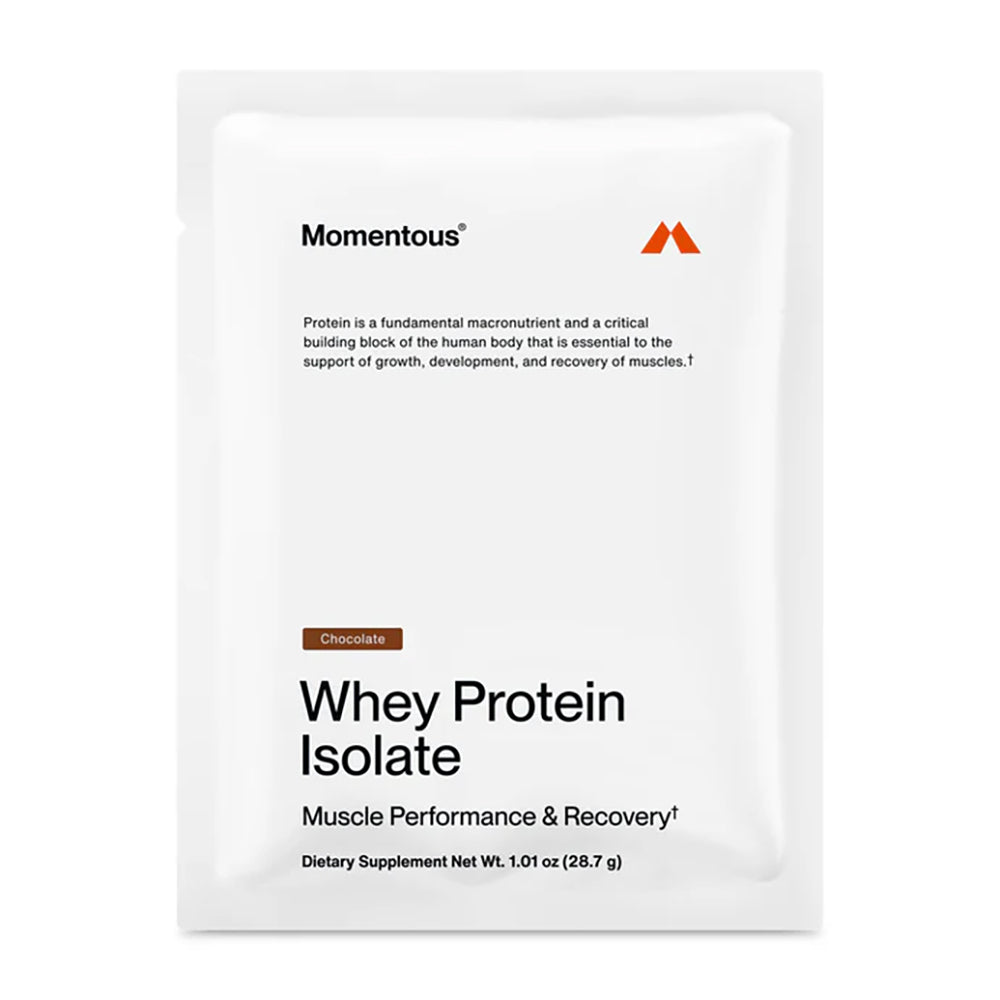 Momentous Grass Fed Whey Protein Isolate - Chocolate - Fuel Goods