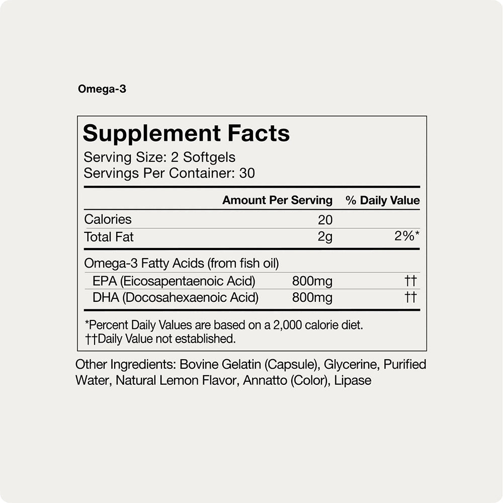 Momentous Omega 3 - Fuel Goods