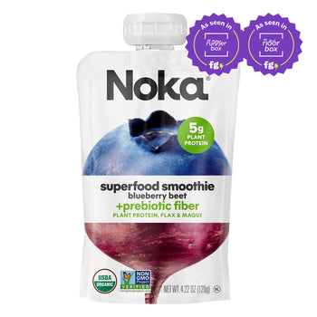 Noka Prebiotic Fiber Smoothie - Blueberry and Beet - Fuel Goods