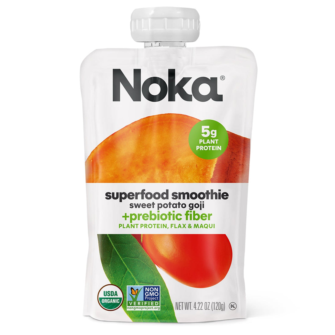 Noka Prebiotic Fiber Smoothie - Sweet Potato Goji - Fuel Goods