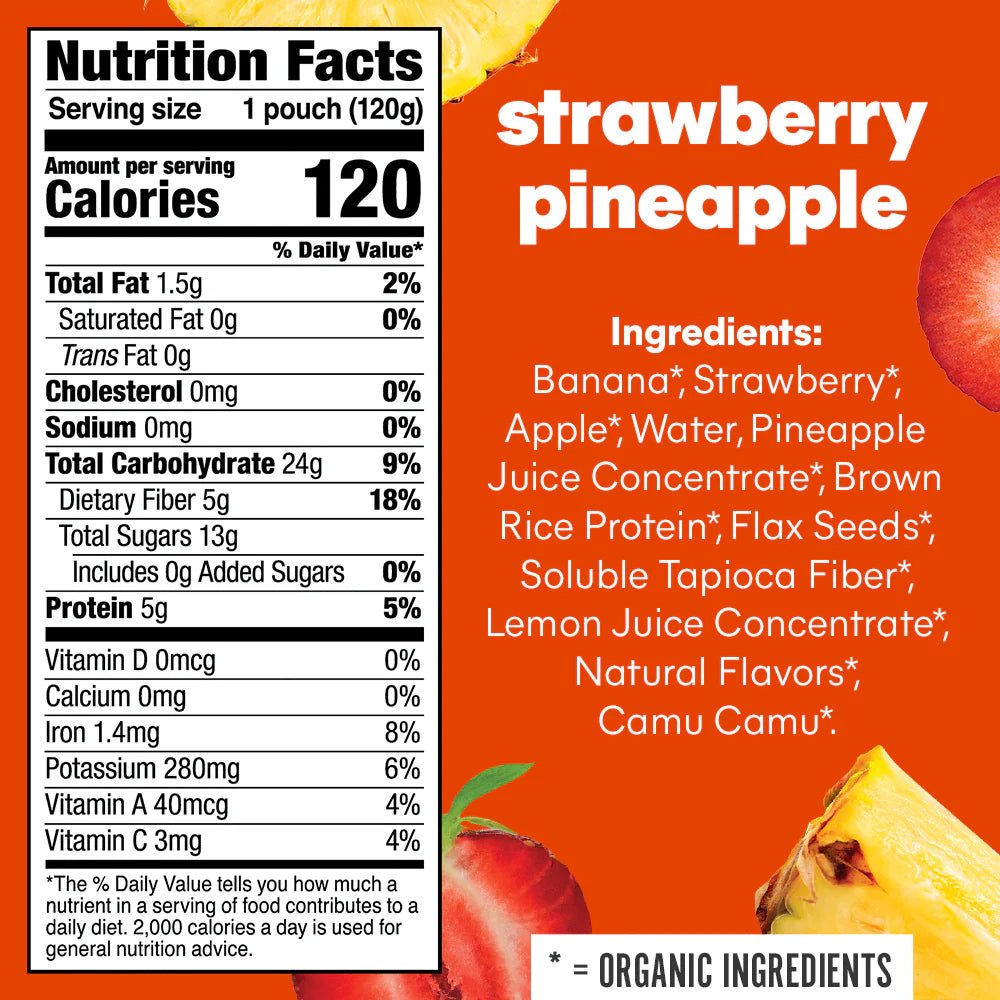 Noka Superfood Smoothie - Strawberry Pineapple - Fuel Goods