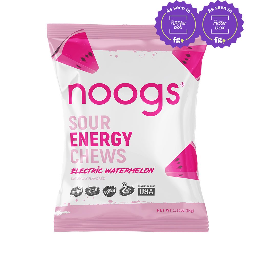 Noogs Sour Energy Chews - Electric Watermelon - Fuel Goods