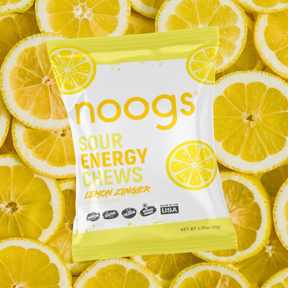 Noogs Sour Energy Chews - Lemon Zinger - Fuel Goods