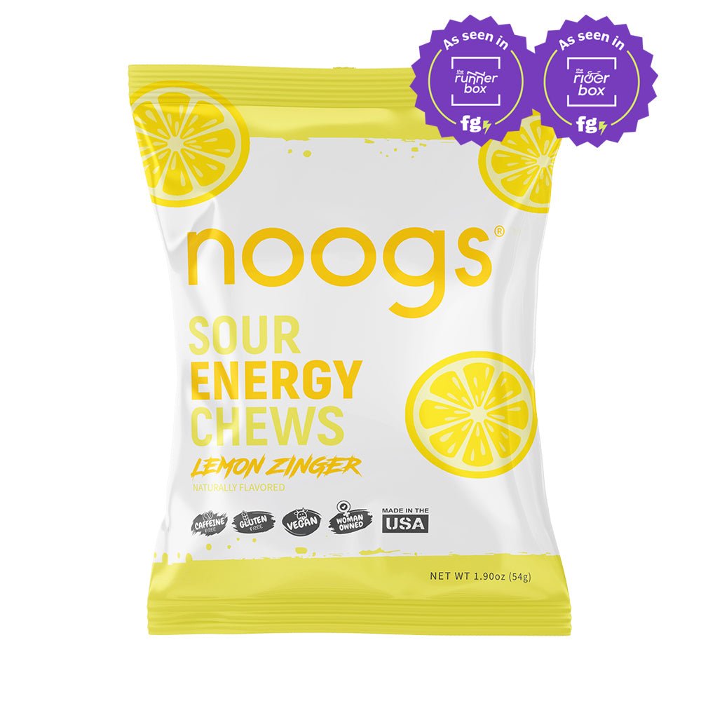 Noogs Sour Energy Chews - Lemon Zinger - Fuel Goods