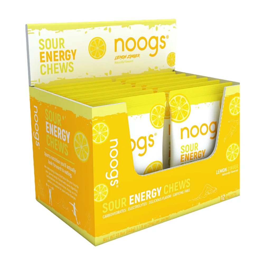 Noogs Sour Energy Chews - Lemon Zinger - Fuel Goods