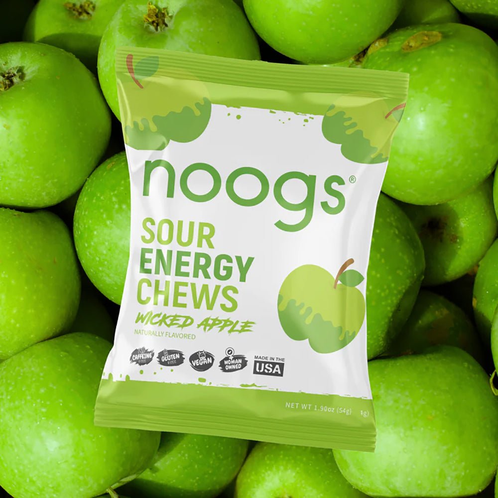 Noogs Sour Energy Chews - Wicked Apple - Fuel Goods