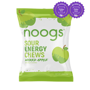 Noogs Sour Energy Chews - Wicked Apple - Fuel Goods