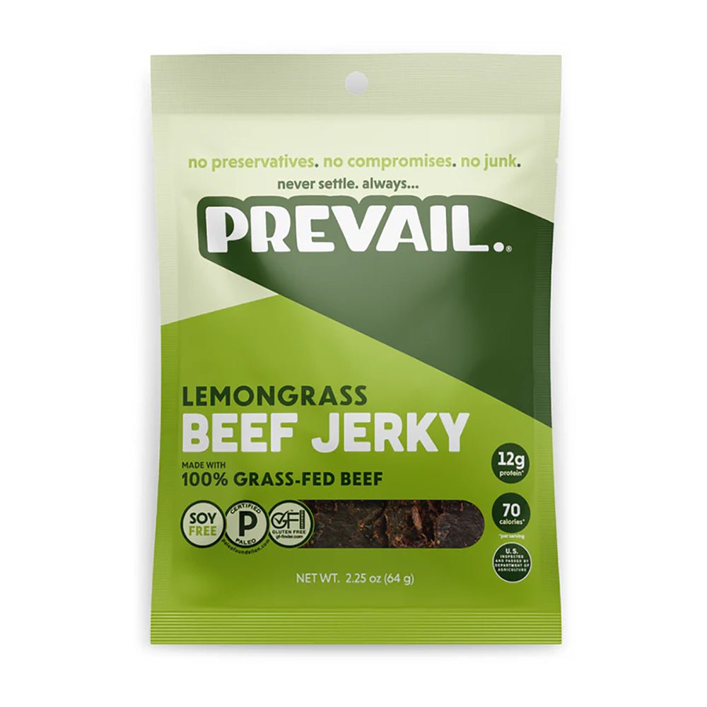 Prevail - Lemongrass Beef Jerky - Fuel Goods