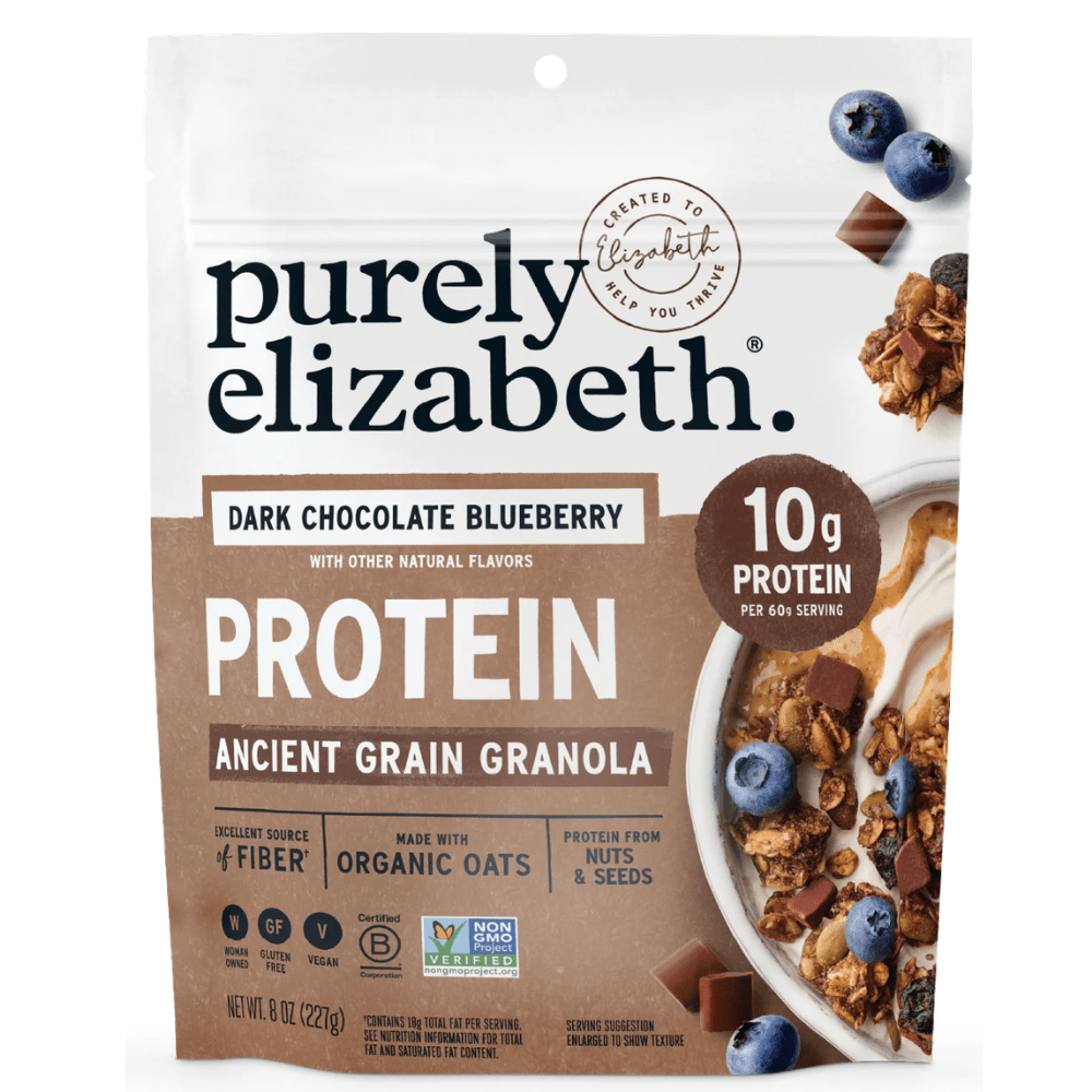 Purely Elizabeth Protein Granola - Dark Chocolate Blueberry - Fuel Goods