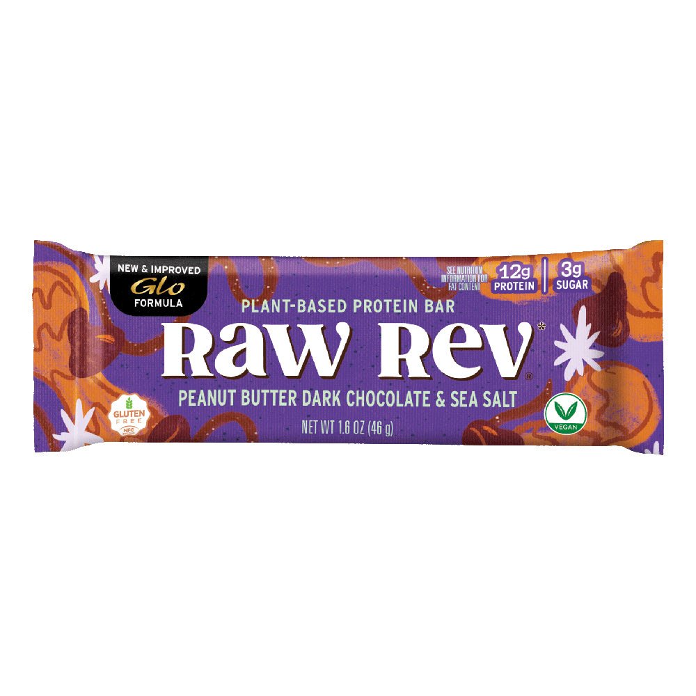 Raw Rev Bar - Peanut Butter Dark Chocolate Sea Salt - Fuel Goods