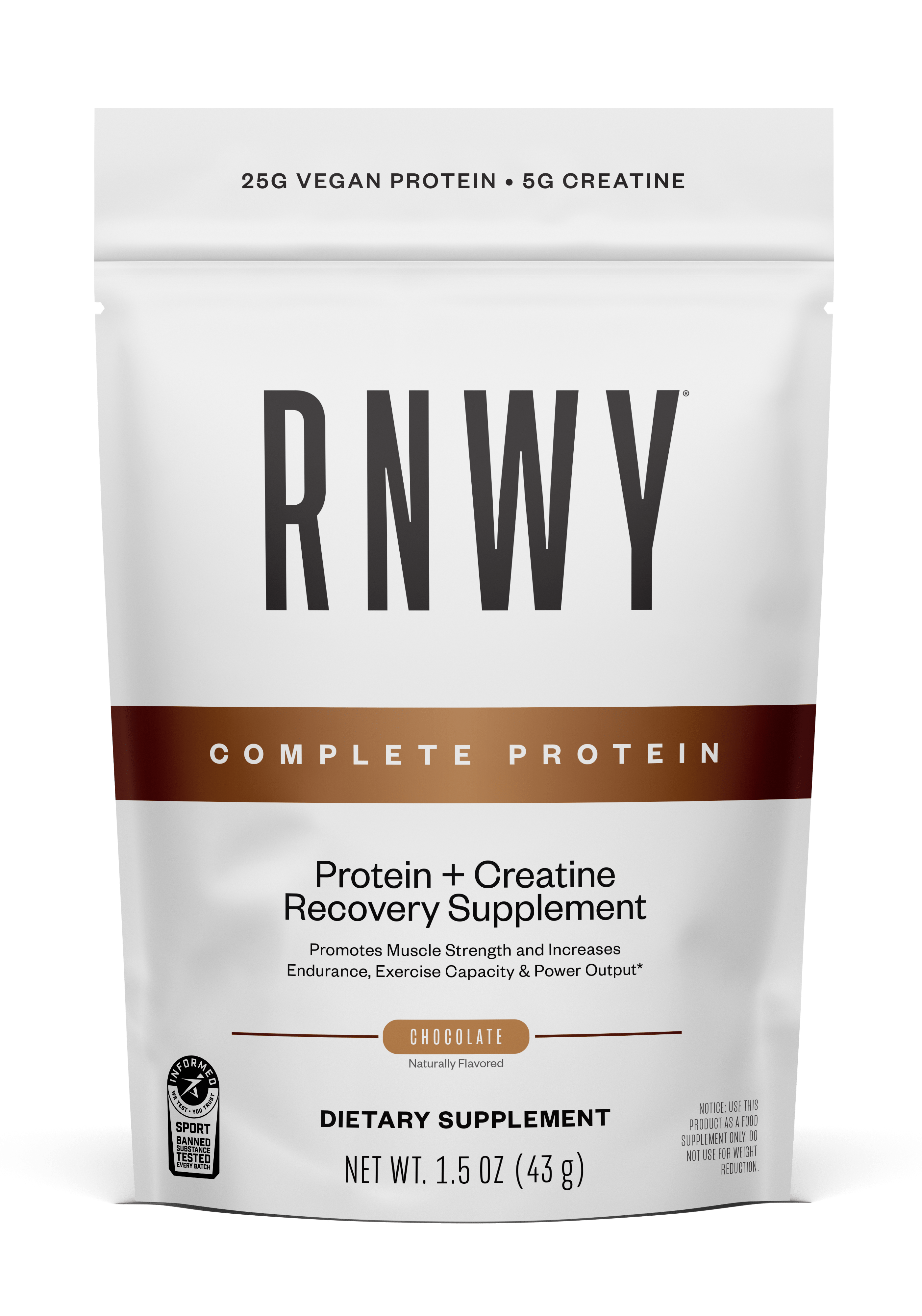 RNWY Complete Protein - Single Serving - Fuel Goods