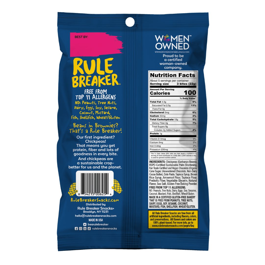 Rule Breaker Bites - Chocolate Chip Blondie - Fuel Goods