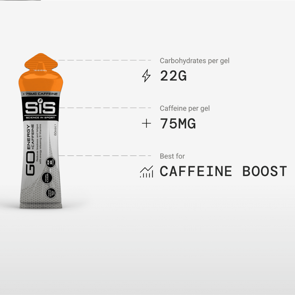 SiS GO Energy + Caffeine Gel - Orange - Fuel Goods
