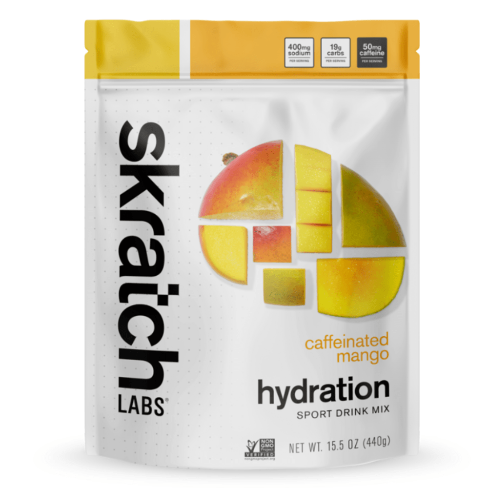 Skratch Hydration Drink Mix - Caffeinated Mango - Fuel Goods