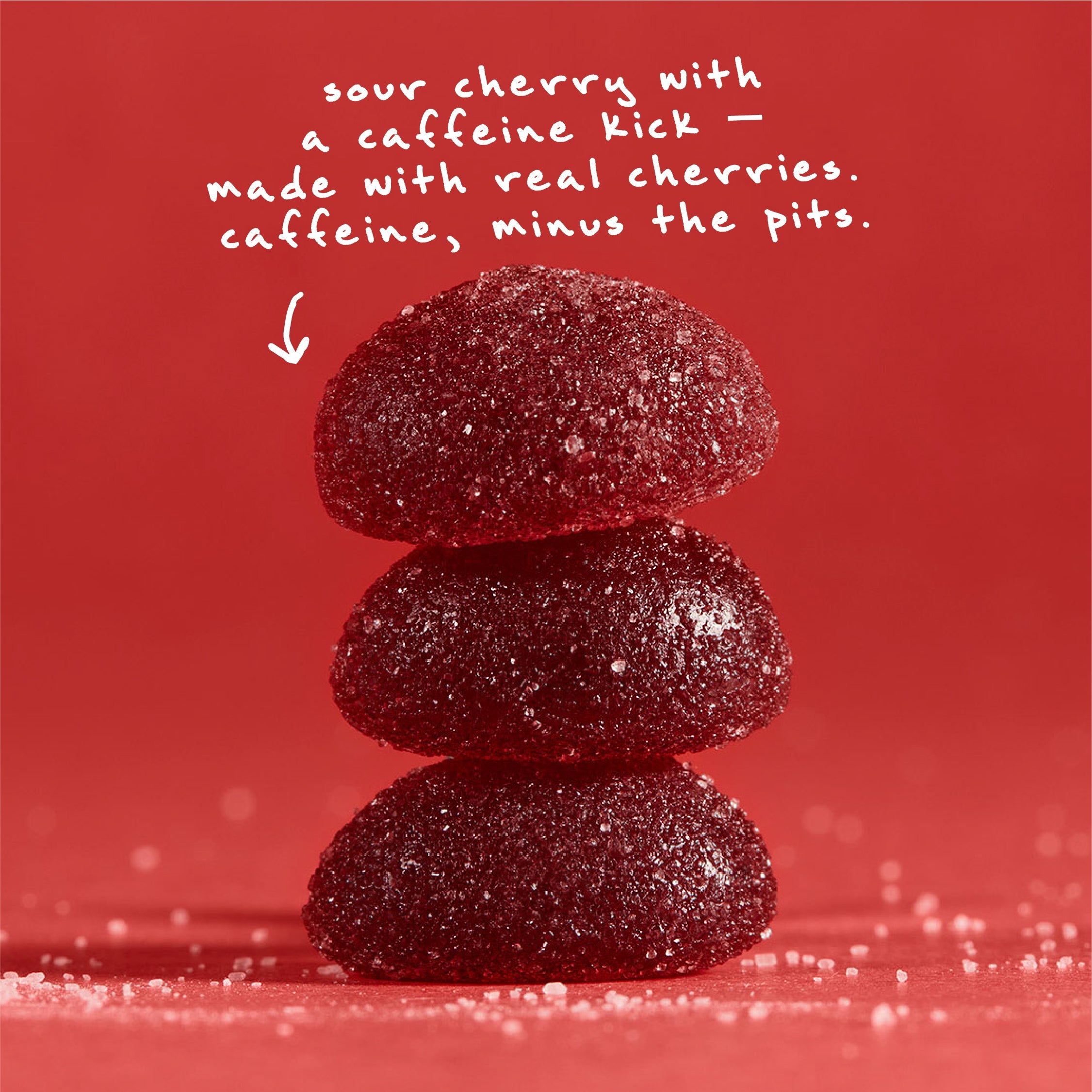 Skratch Labs Energy Chews - Sour Cherry + 50mg caffeine | Fuel Goods