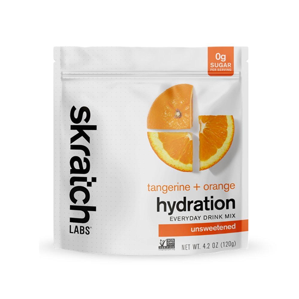 Skratch Labs Hydration Everyday Drink Mix - Tangerine + Orange 30 Serving Bag - Fuel Goods