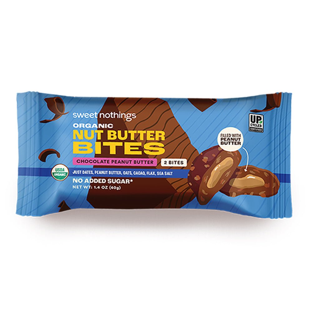 Sweet Nothings Nut Butter Bites - Chocolate Peanut Butter - Fuel Goods