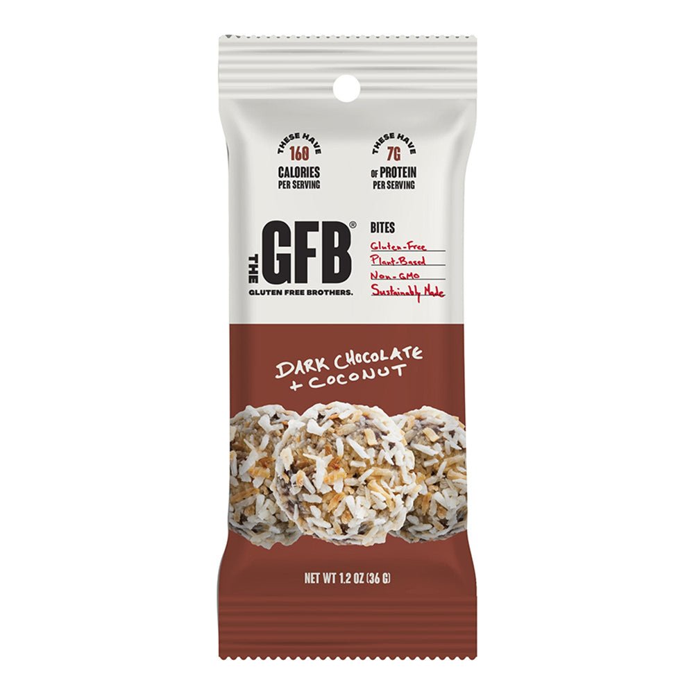 The GFB Bites 1.2 oz - Coconut Dark Chocolate - Fuel Goods