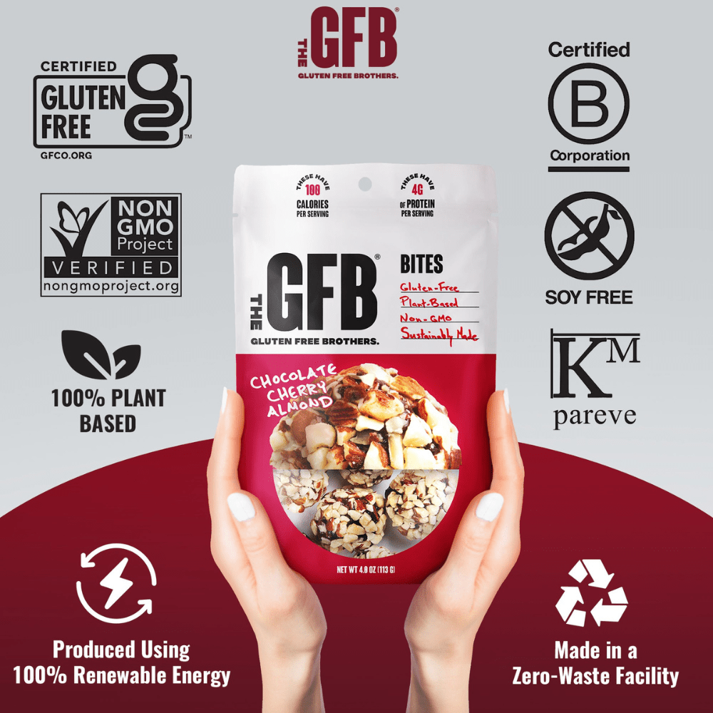 The GFB Bites 4oz - Chocolate Cherry Almond - Fuel Goods