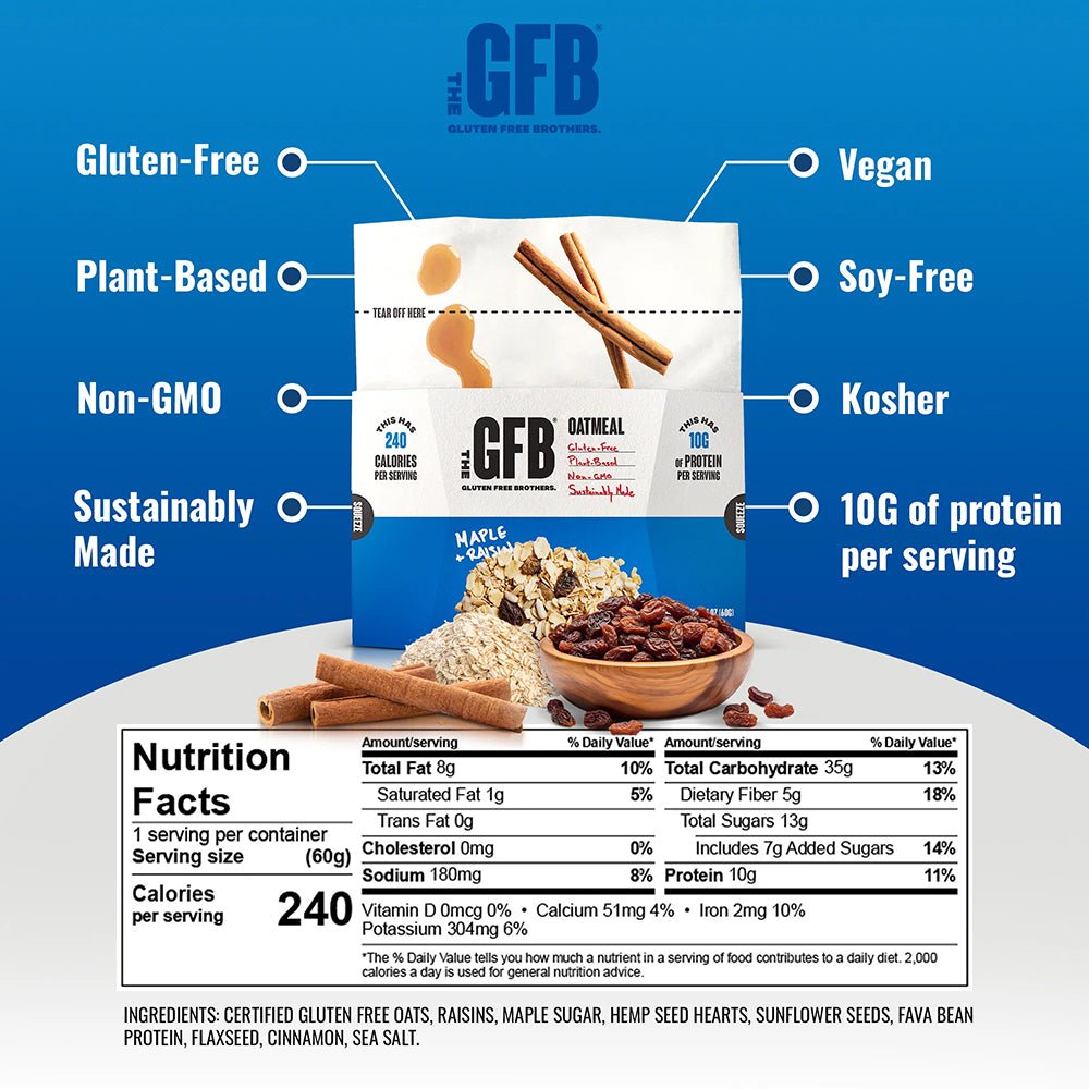 The GFB Oatmeal - Maple Rasin - Fuel Goods