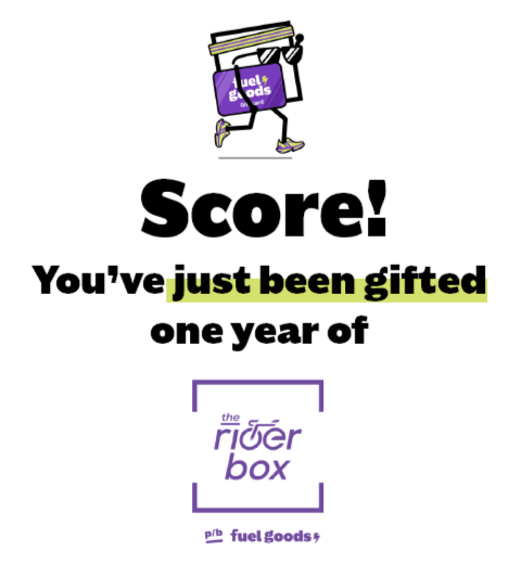 The RiderBox® Gift Subscription - Fuel Goods