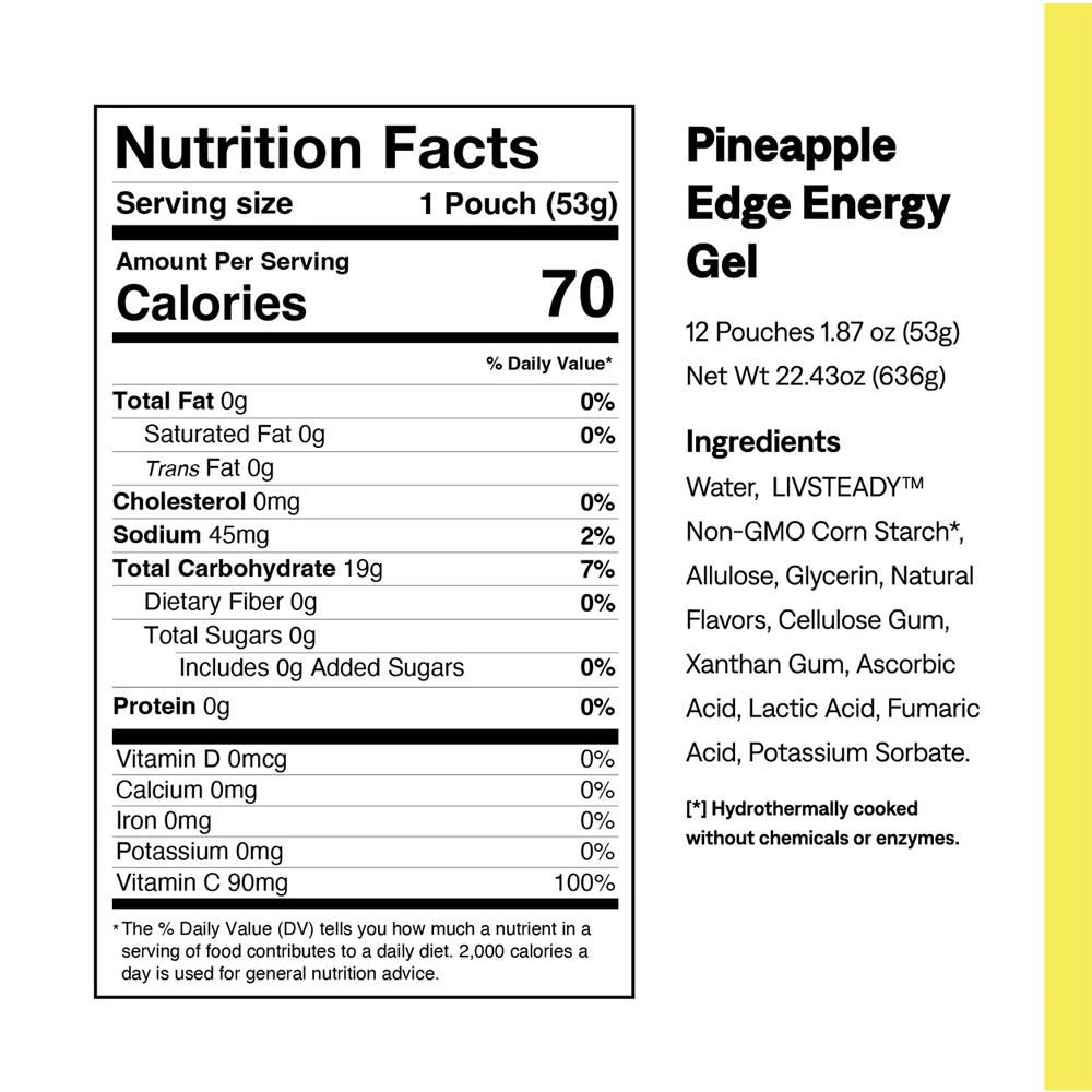 UCAN Energy Gel - Pineapple Edge - Fuel Goods