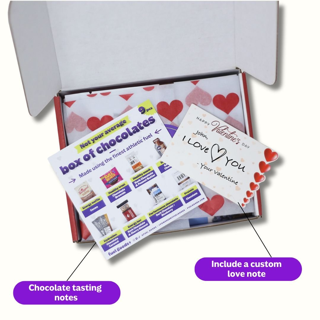 Valentine's Day Box of Fitness Chocolates - Fuel Goods