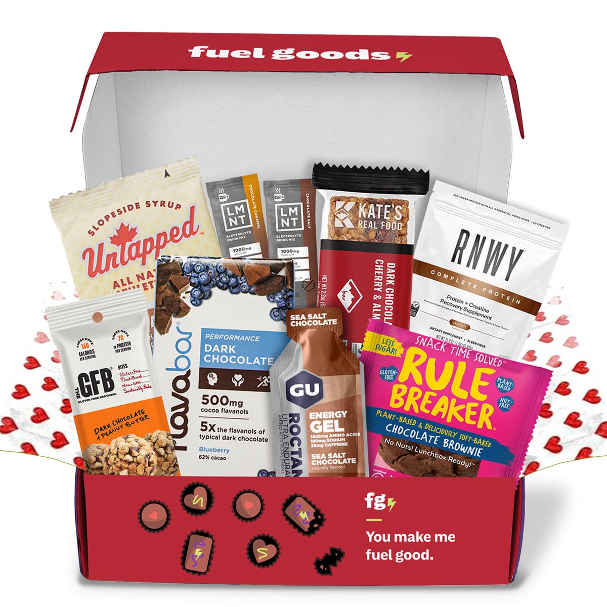 Valentine's Day Box of Fitness Chocolates - Fuel Goods