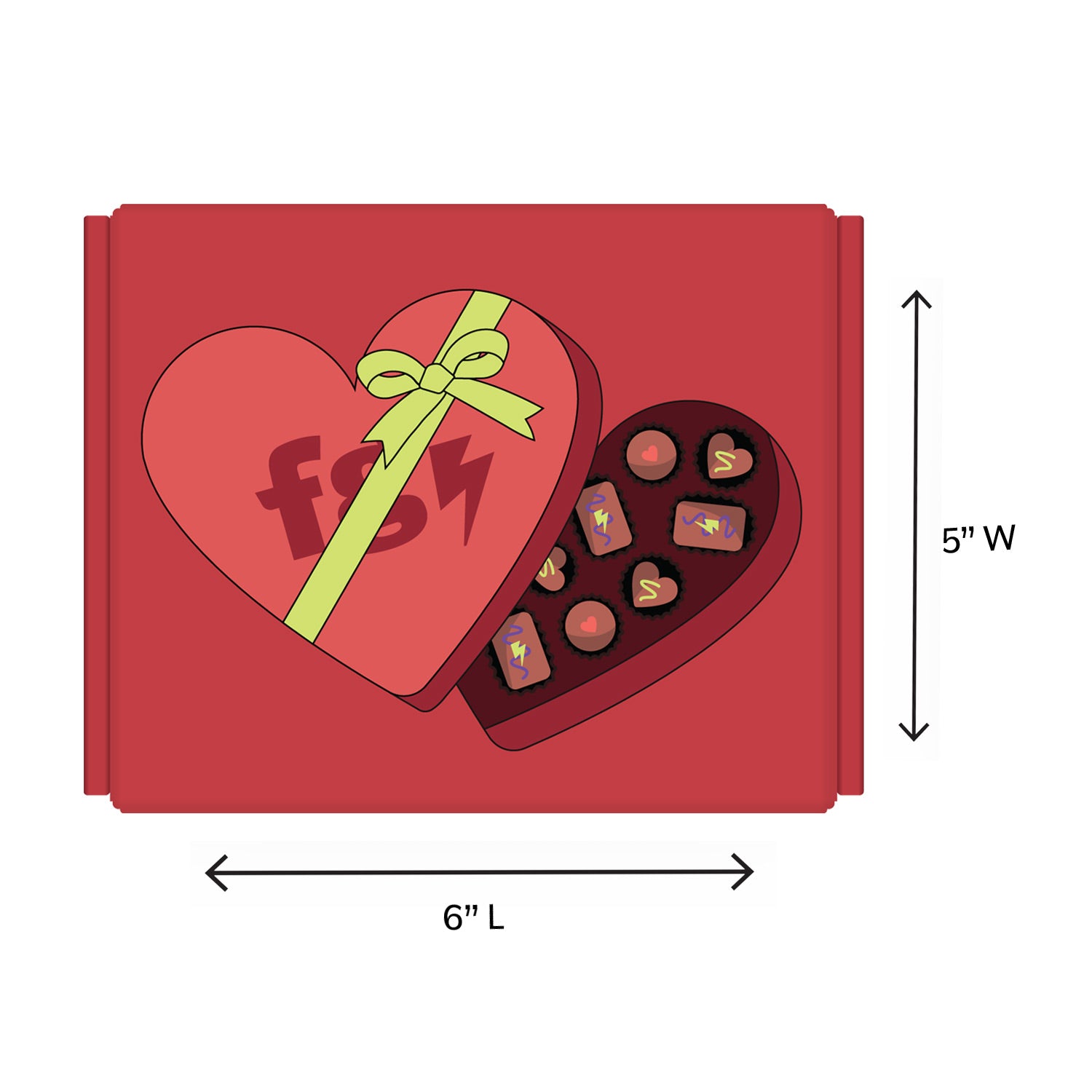 Valentine's Day Box of Fitness Chocolates - Fuel Goods