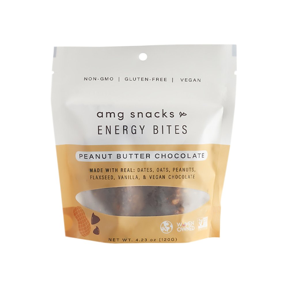 AMG Snacks Energy Bites 4oz - Peanut Butter Chocolate - Fuel Goods