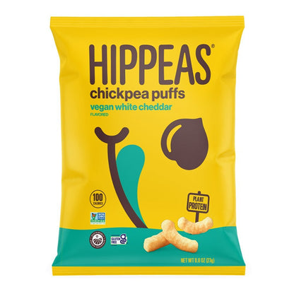 Hippeas Chickpea Puffs - Vegan White Cheddar - Fuel Goods