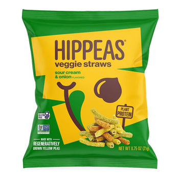 Hippeas Veggie Straws - Sour Cream + Onion - Fuel Goods