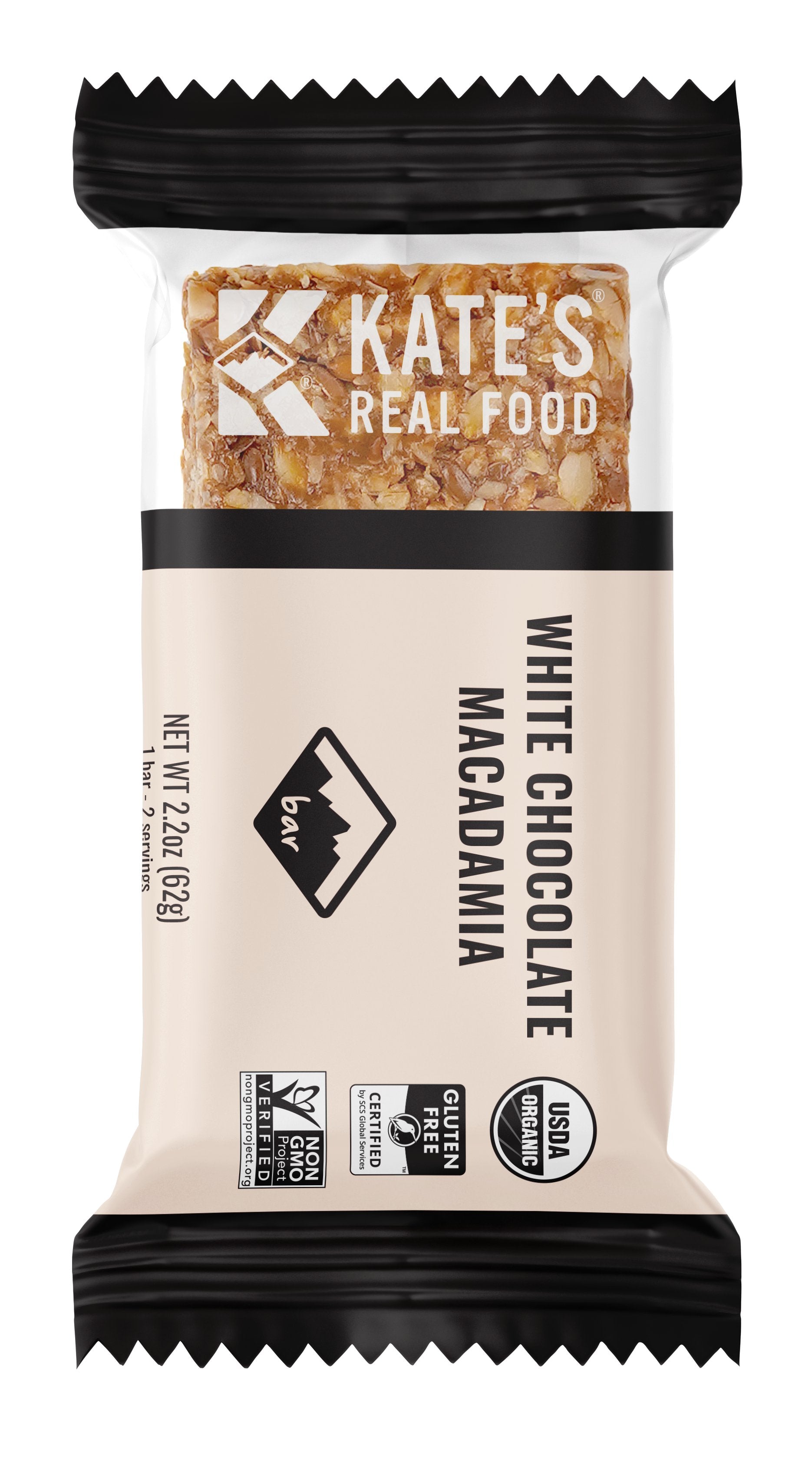 Kate's Real Food Bar - White Chocolate Macadamia - Fuel Goods