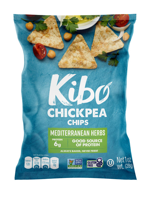 Kibo Chickpea Chips - Mediterranean Herbs - Fuel Goods