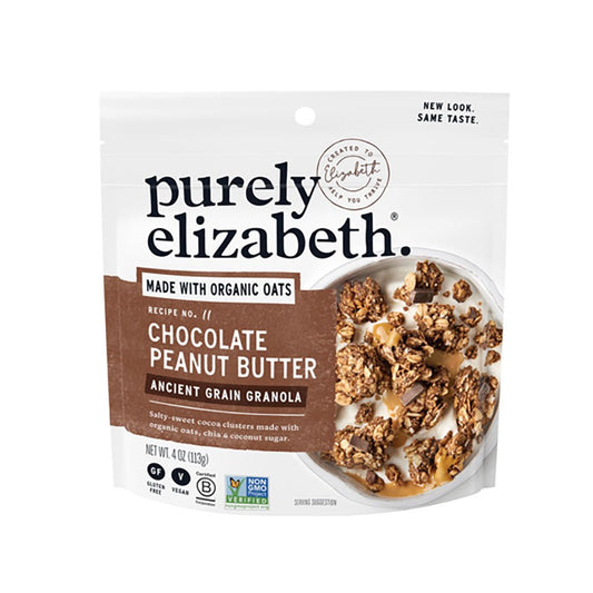 Purely Elizabeth Chocolate Peanut Butter Ancient Grain Granola - Fuel Goods