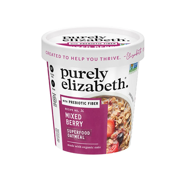 Purely Elizabeth Mixed Berry Superfood Oat Cup with Prebiotic Purely Elizabeth Mixed Berry Superfood Oat Cup with Prebiotic
